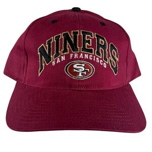Vintage San Francisco 49ers Niners Cap Adjustable Hat Twins Enterprise NFL NWT